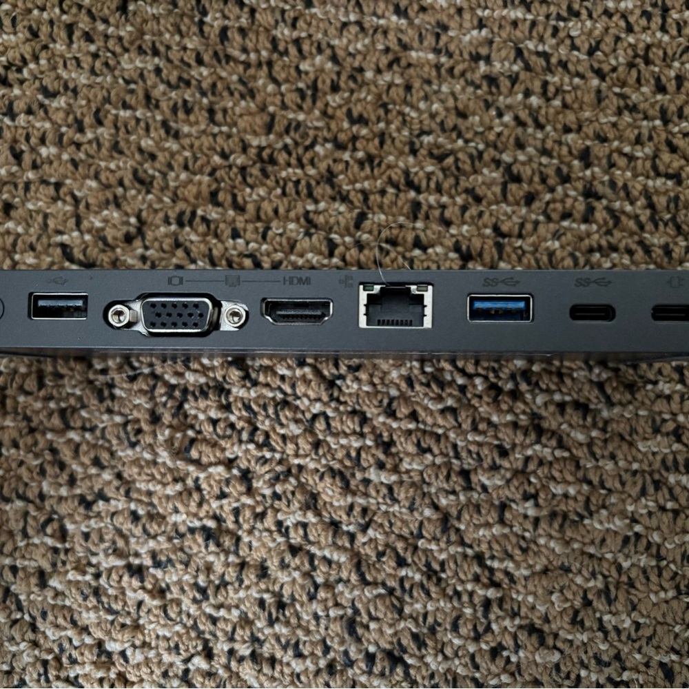 Lenovo USB-C docking station with 65W charger